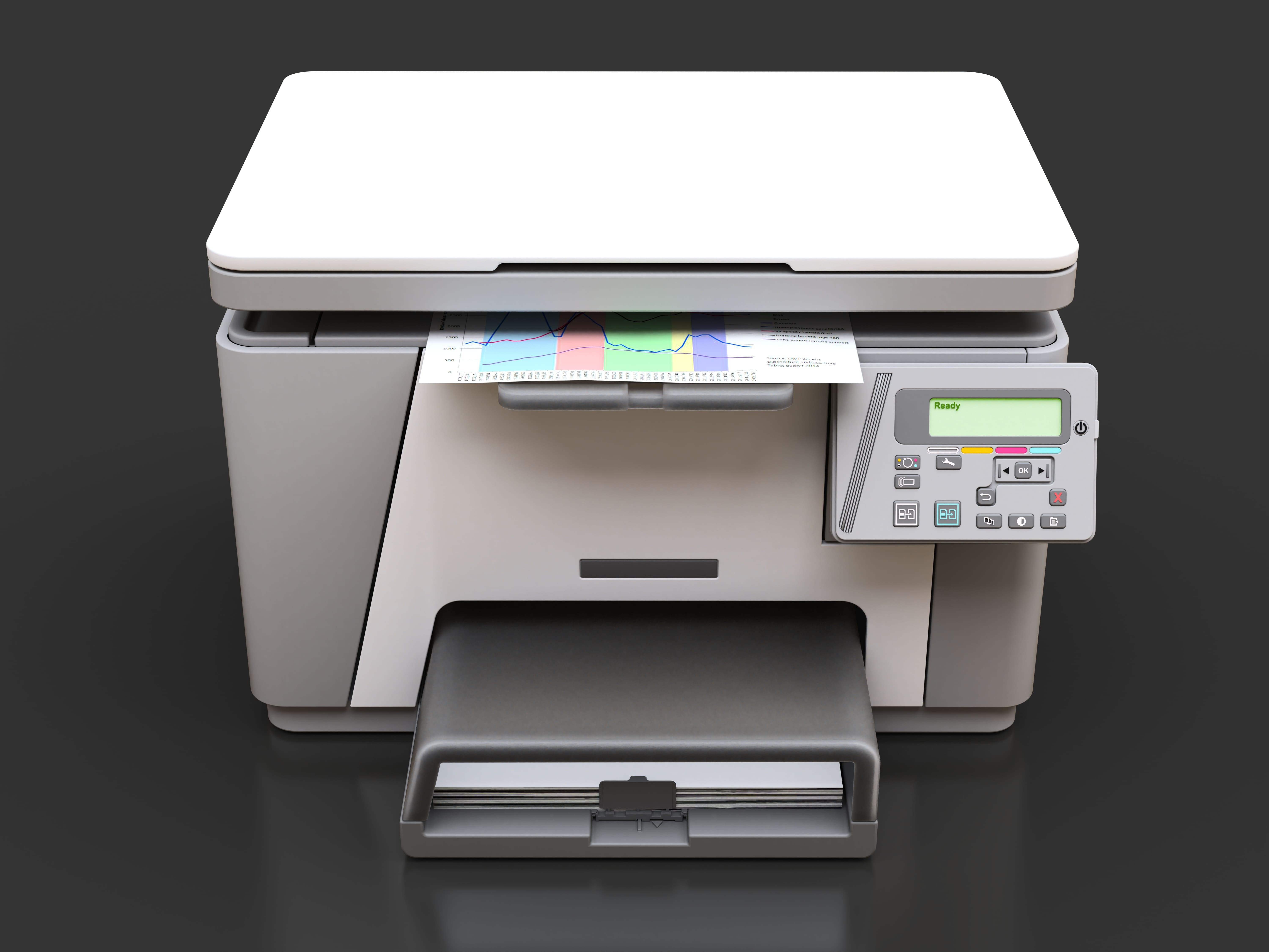 Brother HL-L2350DW Mono Laser Printer – Single Function, Wireless/USB 2.0, 2 Sided Printing, A4 Printer, Small Office
