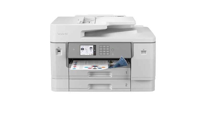 Brother MFC-J6540DW Wireless Colour Inkjet Printer |A4 4-in 1 (Print/Copy/Scan/Fax) | Wi-Fi/USB/NFC | A3 Print/Copy/Scan